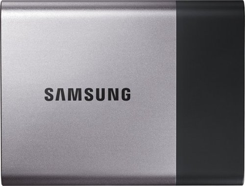  Samsung - Portable SSD T3 250GB External USB 3.1 Gen1 Portable - Black/silver