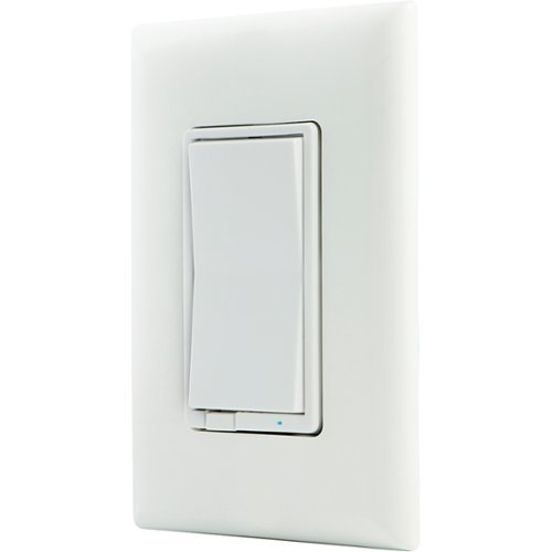 GE - Z-Wave In-Wall 1000W Smart Dimmer - White-Front_Standard 