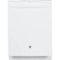 GE - 24" Tall Tub Built-In Dishwasher - White-Front_Standard