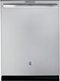 GE - Profile™ Series 24" Hidden Control Tall Tub Built-In Dishwasher with Tub - Stainless Steel-Front_Standard