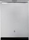 GE - Profile™ Series 24" Hidden Control Tall Tub Built-In Dishwasher with Stainless Steel Tub-Front_Standard