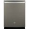 GE - Profile™ Series 24" Hidden Control Tall Tub Built-In Dishwasher with Stainless Steel Tub-Front_Standard