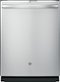 GE - Profile™ Series 24" Hidden Control Tall Tub Built-In Dishwasher with Tub - Stainless Steel-Front_Standard