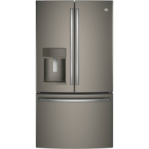  GE Profile - 27.7 Cu. Ft. French Door Refrigerator with Hands-Free AutoFill - Slate