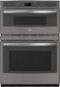 GE Profile - 30" Built-In Double Electric Convection Wall Oven with Built-In Microwave-Front_Standard 