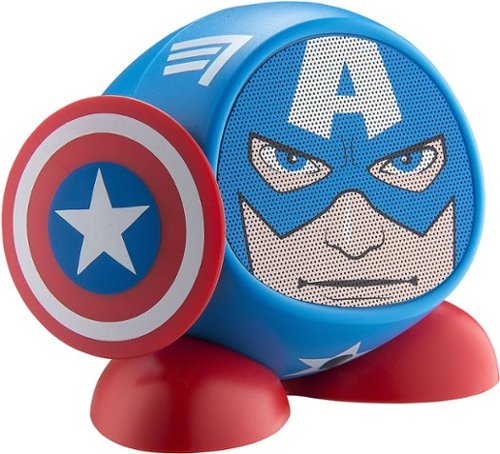  Marvel - Captain America Portable Bluetooth Speaker - White,Red,Blue
