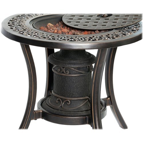 Hanover - Fire Pit Side Table - Bronze-Alt_View_Standard_13 
