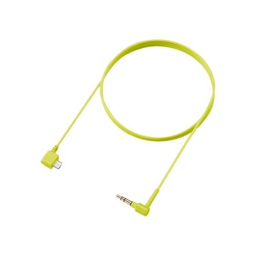  Sony - h.ear in Wireless In-Ear Behind-the-Neck Headphones - Lime yellow