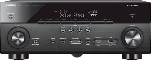  Yamaha - AVENTAGE 810W 7.2-Ch. Network-Ready 4K Ultra HD and 3D Pass-Through A/V Home Theater Receiver - Black