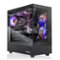 Thermaltake - LCGS Vista i47T SF Gaming Desktop Intel Core i7-14700F, 32GB Memory, NVIDIA GeForce RTX 4070 Ti Super, 1TB NVMe M.2 - Black-Front_Standard