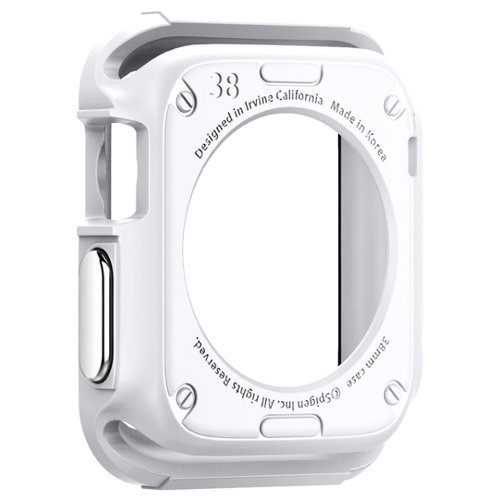Spigen - Apple Watch Case Rugged Armor Bumper (42mm) - White-Angle_Standard 
