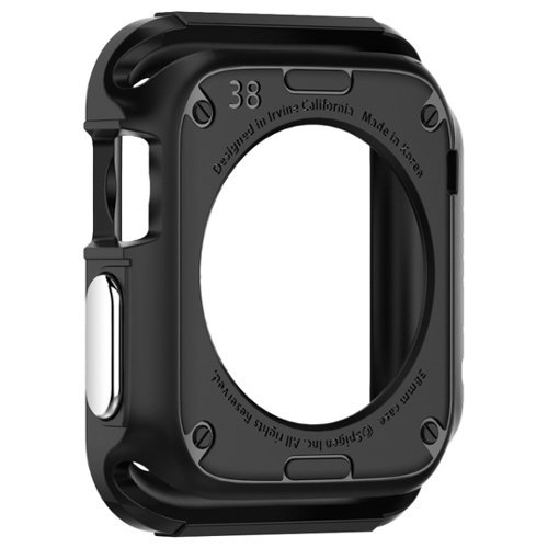 Spigen - Apple Watch Case Rugged Armor Bumper (38mm) - Black-Angle_Standard 