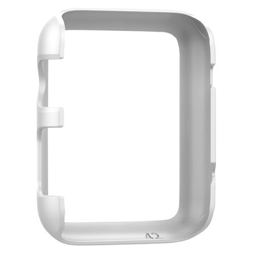 Spigen - Apple Watch Case Thin Fit Bumper (38mm) - Smooth White-Angle_Standard 
