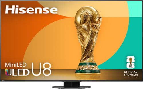  Hisense - 65" Class U8 Series MiniLED QLED UHD 4K HDR Smart Google TV (2025)