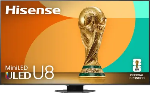 Hisense MiniLED ULED U8  
FIFA WORLD CUP™  
OFFICIAL SPONSOR