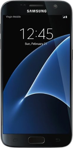  Virgin Mobile - Samsung Galaxy S7 4G with 32Gb memory Prepaid Cell Phone - Black Onyx
