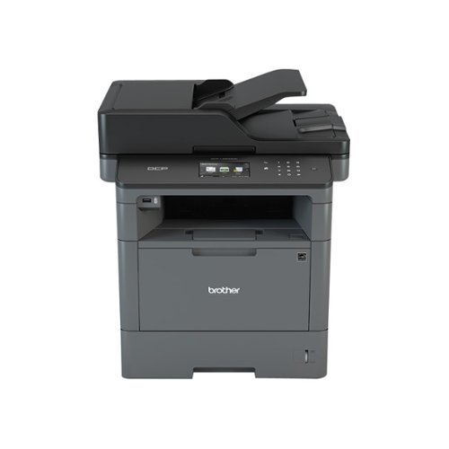Brother - DCP-L5500DN Black-and-White All In One Laser Printer-Front_Standard 