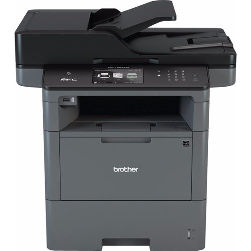 Brother - MFC-L6800DW Wireless Black-and-White All-In-One Laser Printer