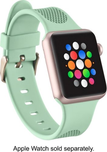  Insignia™ - Sport Band for Apple Watch 38mm - Mint green