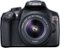 Canon - EOS Rebel T6 DSLR Camera with EF-S 18-55mm f/3.5-5.6 IS II Lens - Black-Front_Standard 