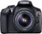 Canon - EOS Rebel T6 DSLR Camera with EF-S 18-55mm f/3.5-5.6 IS II Lens - Black-Front_Standard