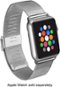 Platinum™ - Mesh Band for Apple Watch 42mm (Series 1-8) and Apple Watch Ultra 49mm - Silver-Angle_Standard