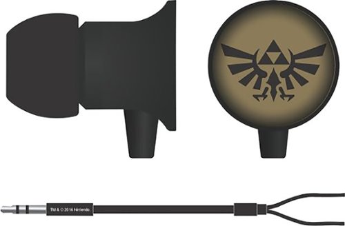  Nintendo - Zelda Earbuds In-Ear Headphones - Yellow, Black
