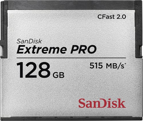  SanDisk - Extreme 128GB CFast 2.0 Memory Card