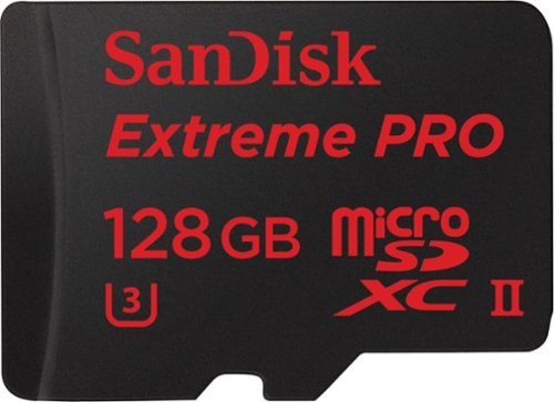  SanDisk - Extreme Pro 128GB microSDXC UHS-II Memory Card