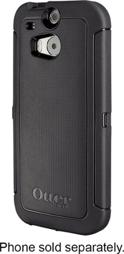  Otterbox - Defender Series Case for HTC One (M8) Cell Phones - Black