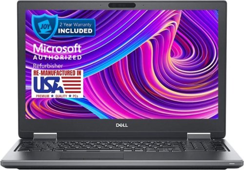 Dell - 17.3" Refurbished 1920 x 1080 FHD - Intel 8th Gen Core i7-8850H with 32GB RAM - NVIDIA Quadro P3200 - 1TB SSD - Black-Front_Standard 