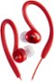 JVC - Sport Clip Headphones - Red-Front_Standard