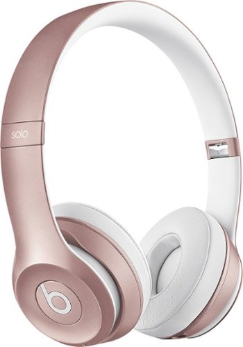 Beats - Solo2 On-Ear Wireless Headphones - Rose Gold