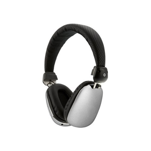  iLive - IAHP46S Over-the-Ear Wireless Headphones - Silver