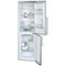 Bosch - 800 Series 11 Cu. Ft. Bottom-Freezer Counter-Depth Refrigerator - Stainless steel-Front_Standard