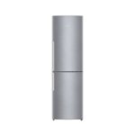 Bosch - 800 Series 11 Cu. Ft. Bottom-Freezer Counter-Depth Refrigerator - Stainless steel - Front_Standard