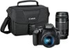 Canon - EOS Rebel T6 DSLR Two Lens Kit with EF-S 18-55mm IS II and EF 75-300mm III lens - Black-Front_Standard