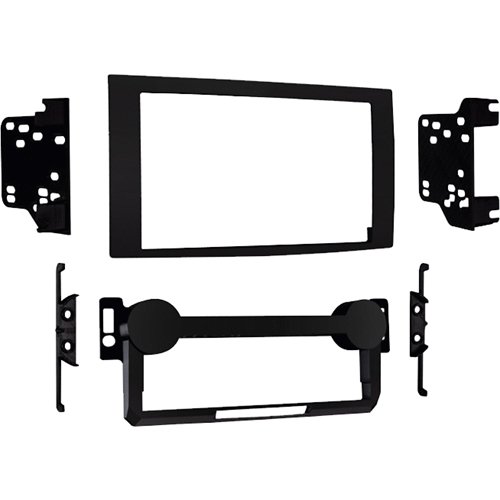 Metra - Double DIN ISO Conversion Kit for Select Vehicles - Matte black