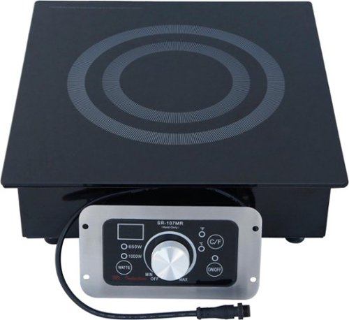 Sunpentown - 12.6" Electric Induction Cooktop - Black