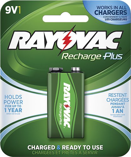  Rayovac - Rechargeable 9V Battery