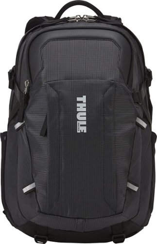 Thule - EnRoute 27L Escort 2 Backpack for 15.6" Laptop w/ 10.1" Padded Tablet Sleeve, Crushproof SafeZone, & Water Bottle Holder - Black