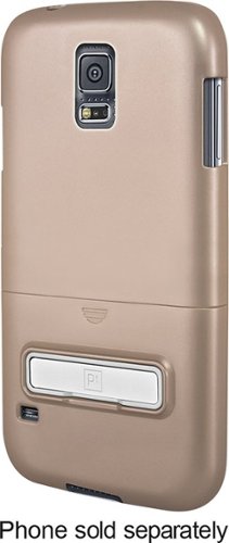  Platinum™ - Kickstand Case with Holster for Samsung Galaxy S 5 Cell Phones - Rosegold