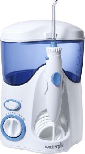 Waterpik - Ultra Water Flosser with Nano-Sonic Toothbrush - White/Blue-Angle_Standard 