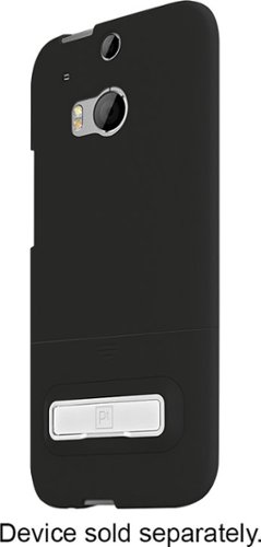  Platinum™ - Kickstand Case for HTC One M8 Cell Phones - Black