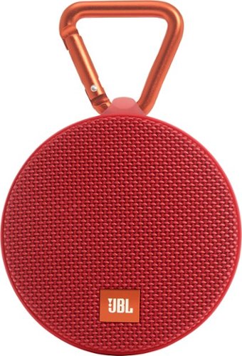 JBL - Clip 2 Portable Bluetooth Speaker - Red