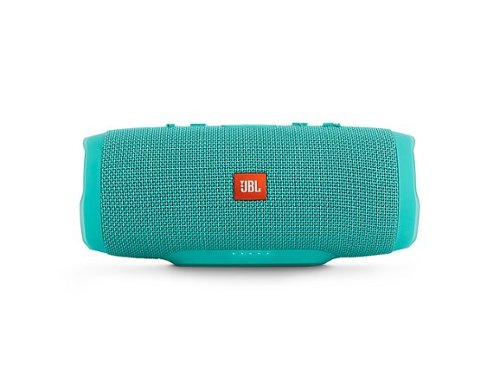 JBL - Charge 3 Portable Bluetooth Speaker - Teal-Front_Standard 