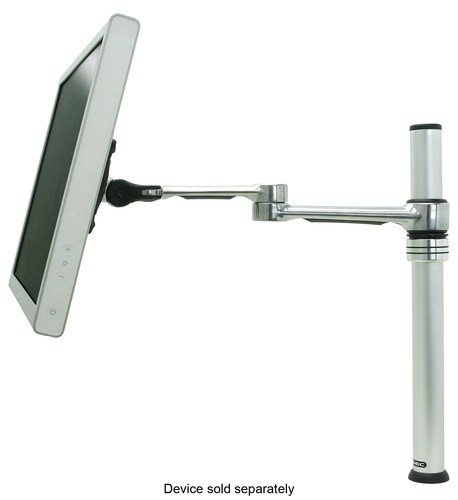  Atdec - Articulated Arm Monitor Desk Mount - Polished Silver