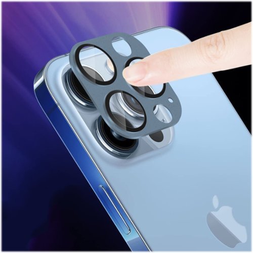 SaharaCase ZeroDamage Camera Lens Protector for Apple iPhone 13 Pro and iPhone 13 Pro Max (2-Pack) - Blue WORLDWIDE DELIVERY