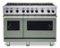 Viking - VGR Freestanding 7 Series Gas 48" Range - Eucalyptus-Front_Standard