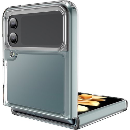 SaharaCase Hybrid-Flex Hard Shell Case for Samsung Galaxy Z Flip4 - Clear WORLDWIDE DELIVERY